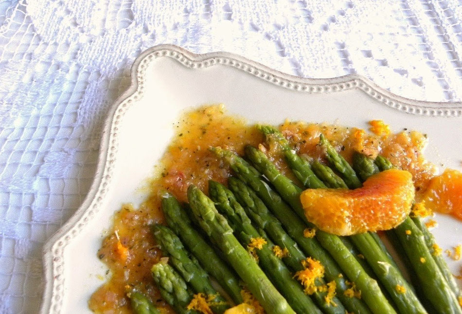 Asparagus and Oranges a delightful combination of flavors! amalfistyle