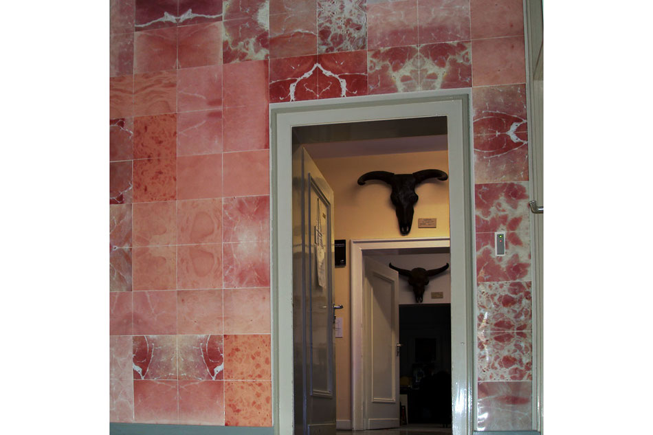 Gefliest 2 | 2006 | Farbfotografien hinter Acrylglas | 305x260 cm | Geologisch-Paläontologisches Museum Münster