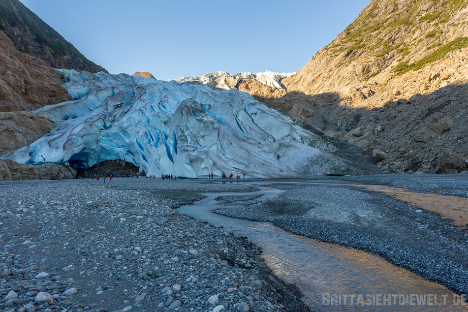 davidson, gletscher, ausflug, exkursion, alaska, skagway, kanufahrt