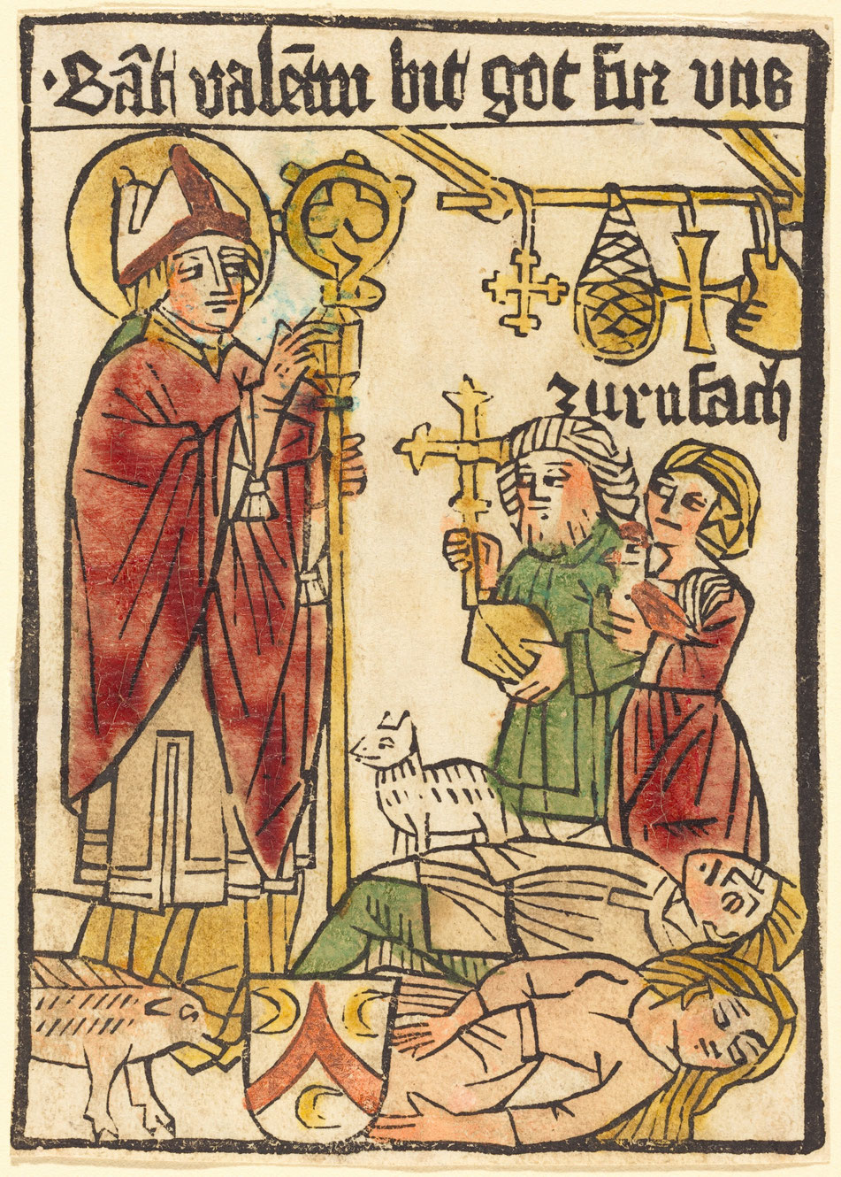 " Sant Valentin bit got für uns zu Rufach" (vers 1480)