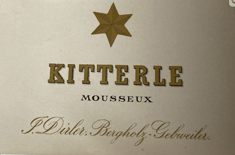 Jean Dirler à Bergholtz eut longtemps du succès avec son "Mousseux d’Alsace" et son "Kitterlé mousseux" - source : Famille Dirler-Cédé