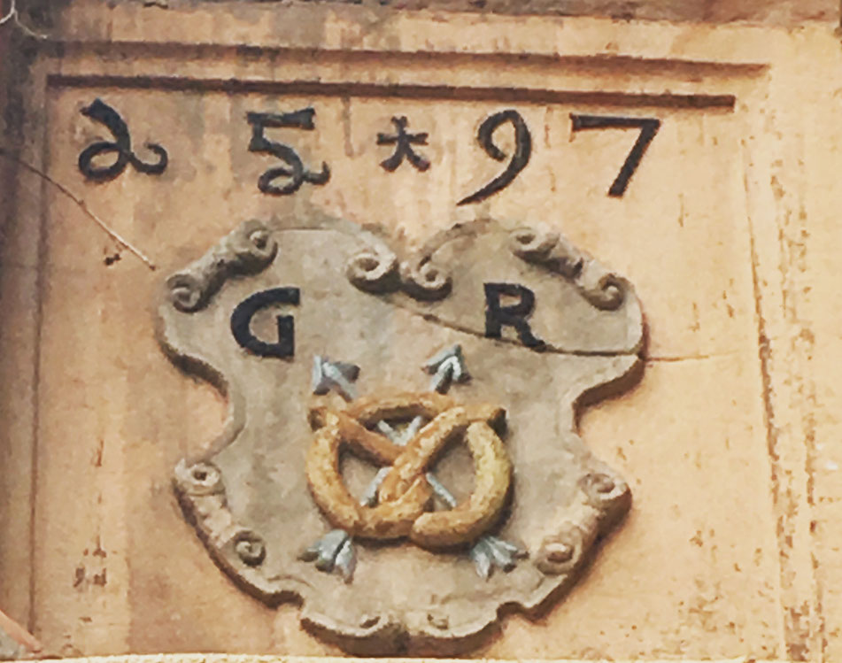 Enseigne de boulanger à Riquewihr 