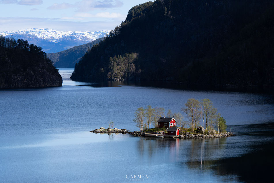 Insel Lovrafjorden