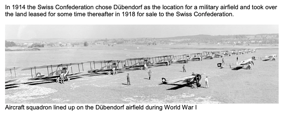 Flugplatz Dübendorf, Doppeldecker der Luftwaffe während des ersten Weltkrieges | Quelle: The 7 Most Endangered, Europanostra
