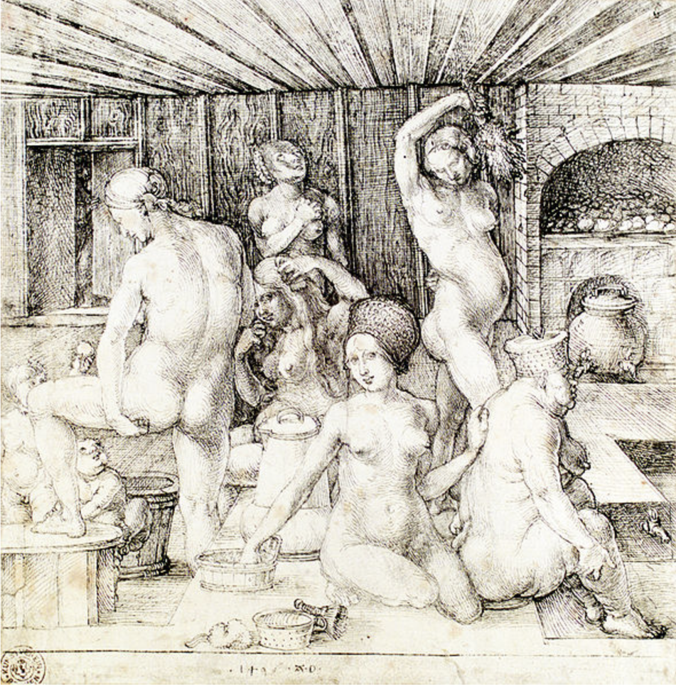 Le bain des femmes, Albrecht Dürer, 1496