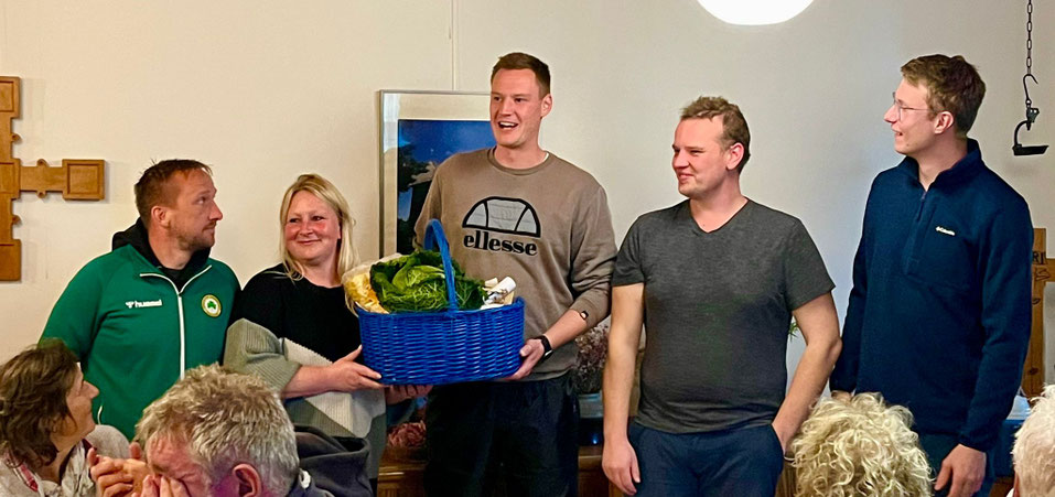 Foto von links nach rechts: Stefan und Steffi Rohr, Sebastian Messtorff, Theve Hansen-Schulz und Lasse Petersen