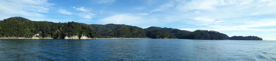 Die Küste des Abel Tasman Nationalparks