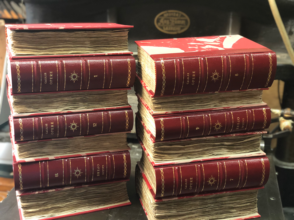 luxury leather bindings by Conti Borbone