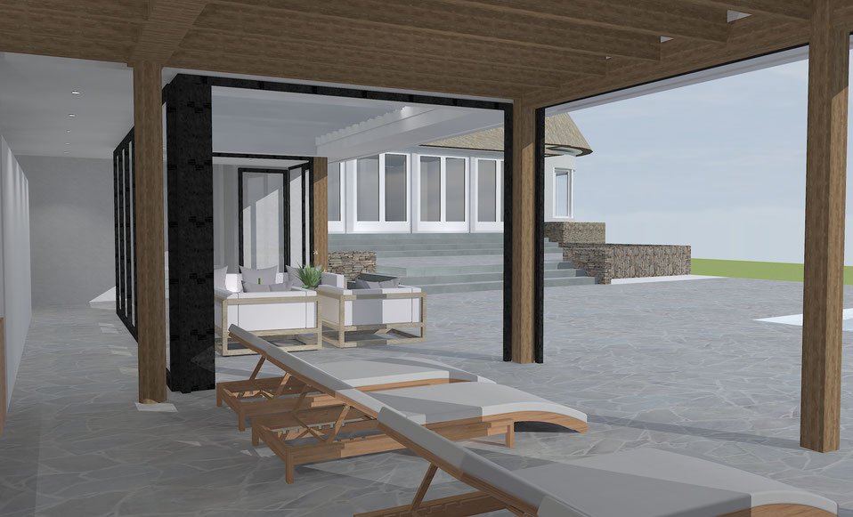 Ontwerp poolhouse Brasschaat
