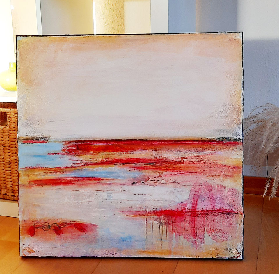 Bild abstrakt in orange