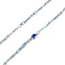 Collana Catena Uomo In Oro bianco 18 Kt  Referenza: C1753B