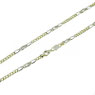 Collana Catena Uomo In Oro Giallo e bianco 18 Kt  Referenza: C1724BG