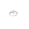 Anello donna in oro bianco con brillantini- prezzi scontati