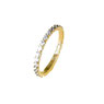 Anello donna in oro giallo con brillantini- prezzi scontati