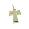 CIONDOLO CROCE TAU IN ORO GIALLO 18 KT 750/000