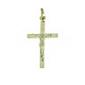 CIONDOLO CROCE CROCIFISSO IN ORO GIALLO 18 KT 750/000
