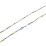 Collana Catena Uomo in Oro Bianco e Rosa 18 Kt  Referenza: C1759BR