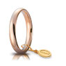 Fede Nuziale Unoaerre Comoda Oro Rosa mm 3,5 Referenza: 35 AFC 1