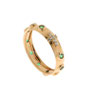 Anello Rosario In Oro Rosa Con Pietre Verdi  Prezzi Scontati Offerte