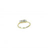 Anello donna in oro giallo con brillantini- prezzi scontati