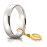 Fede Unoaerre  Comoda 5 mm Oro bianco Referenza: 50 afc 1