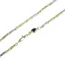 Collana Catena Uomo In Oro Giallo e bianco 18 Kt  Referenza: C1750BG