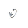 Anello donna in oro bianco con brillantini- prezzi scontati