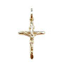 CIONDOLO CROCE CROCIFISSO IN ORO GIALLO 18 KT 750/000