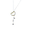 Catenina con cuori pendenti in oro bicolore 18 KT Referenza: G2855BR