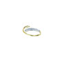 Anello donna in oro giallo con brillantini- prezzi scontati