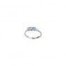 Anello donna in oro bianco con brillantini- prezzi scontati