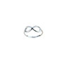 Anello Infinito da fidanzamento donna in oro bianco 18 Carati - prezzi scontati