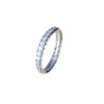Anello donna in oro bianco con brillantini- prezzi scontati