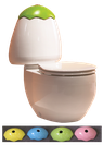 Egg Junior Close Coupled Toilet Suite, WELS 4 star rating, 4.5/3L