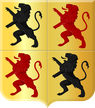 Wappen von Ilpendam (Löwen der Grafschaft Holland)
