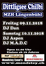 DJ Aspen, M.A.D.C, Bar, Party, Disco, Mondstey Events, Veranstaltung, Ausgang, Thun, Bern, Schweiz. 10. November