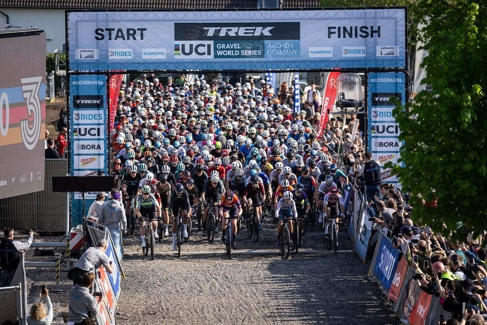 UCI World Series Gravel Race in Aachen Alexander Ubland vom