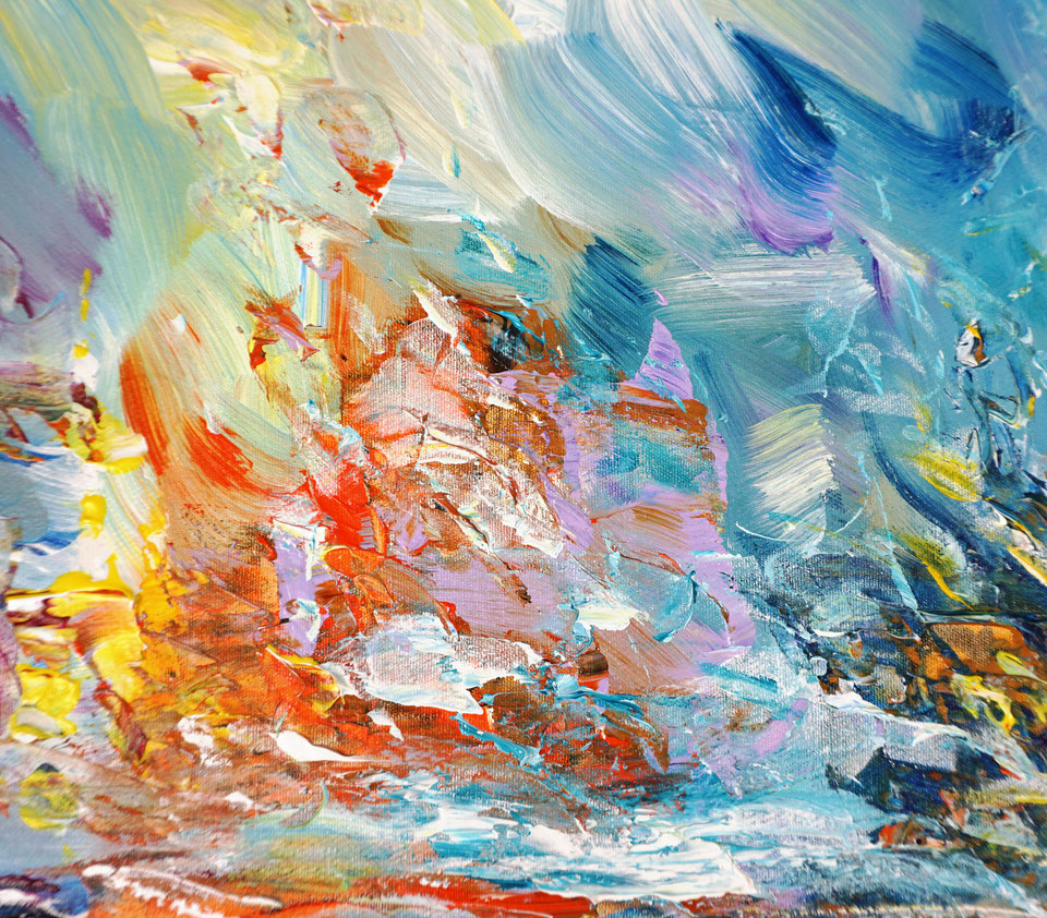 seascape artwork - large abstract painting art for sale