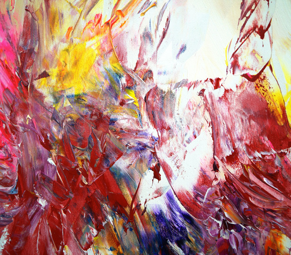 Red Abstract large abstract painting art for sale