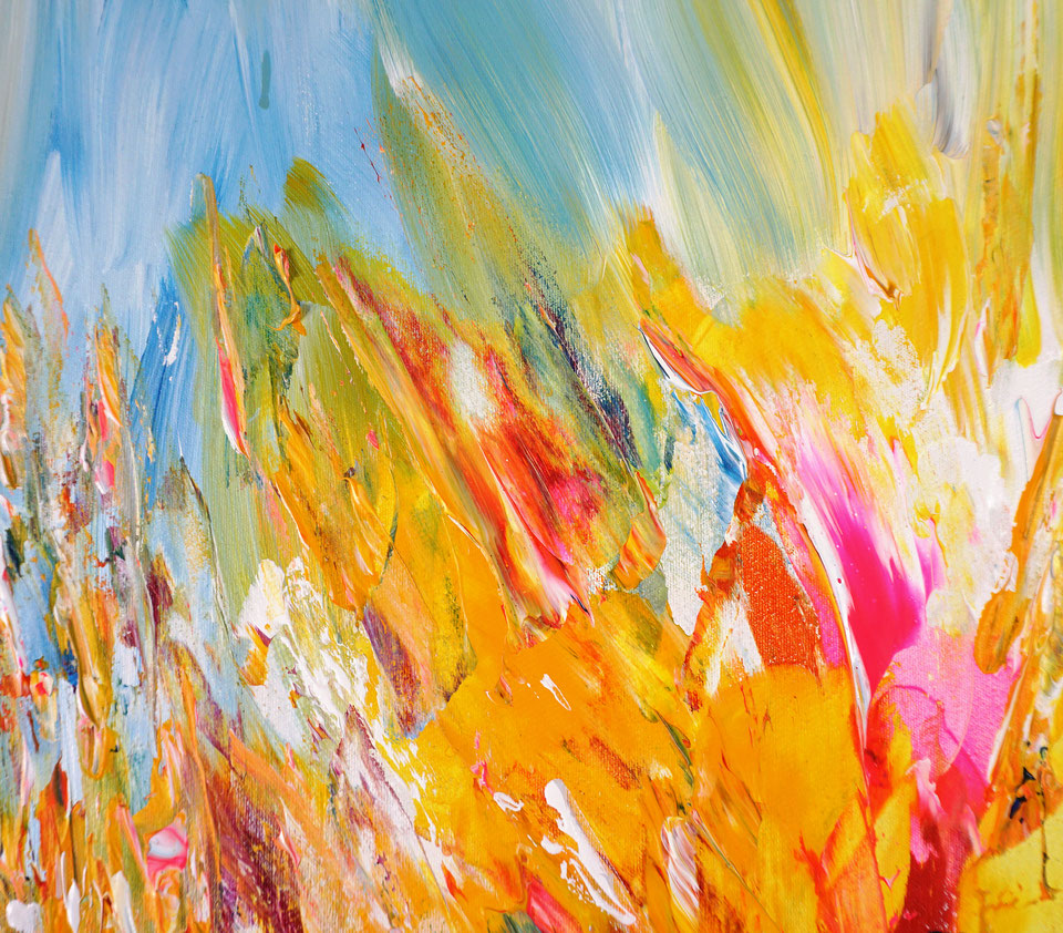 blue artwork large abstract painting art for sale