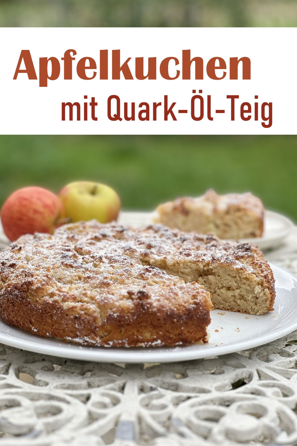 Apfelkuchen. Mit Quark-Öl-Teig. - mix dich glücklich (Thermomix-Rezepte)