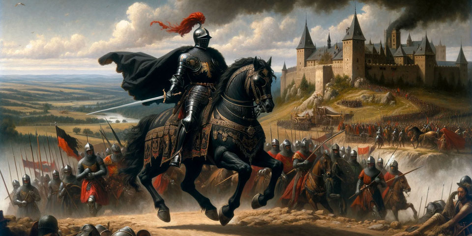 Who was the legendary Black Prince of England, and why was he both