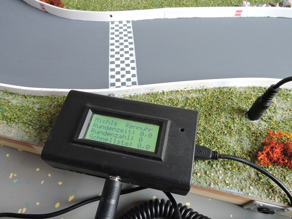 Zeitmessung mit Arduino-Stoppuhr - Mikromodellbau 1:87