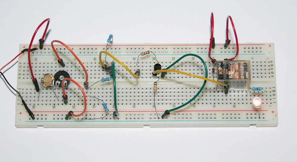 Einfacher Dämmerungsschalter - Elektronische Basteleien