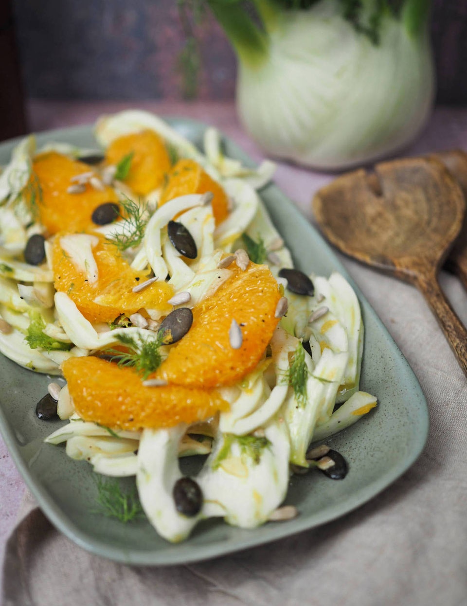 Frischer Fenchelsalat mit Orangen - Goldschmankerl | einfache ...