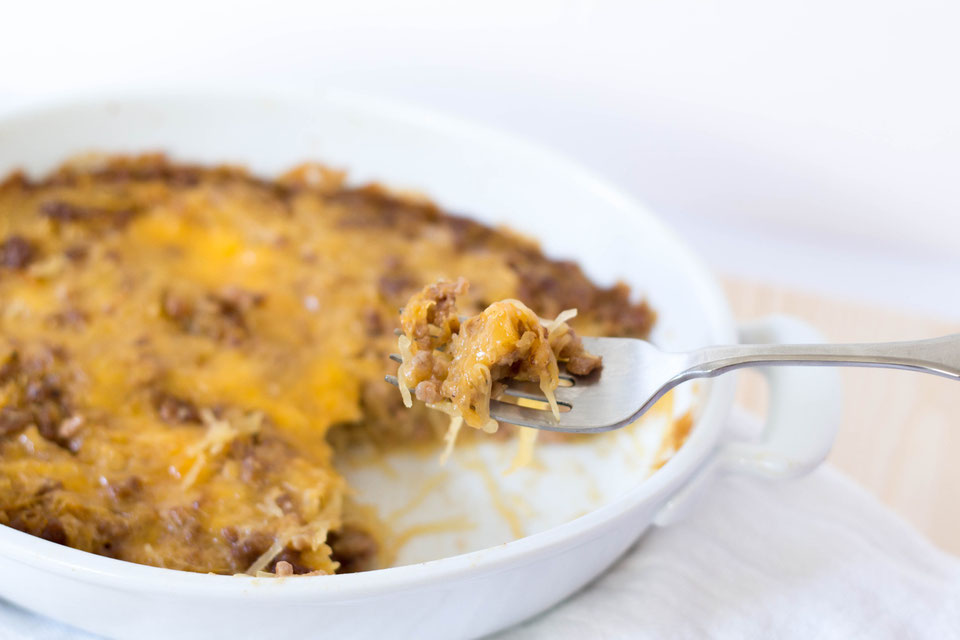 Cheeseburger Spaghetti Squash Casserole Homemade Nutrition