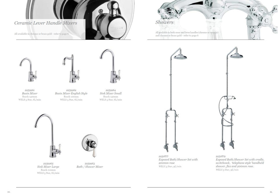 Bastow's Period Tapware and Accessories (including Victorian