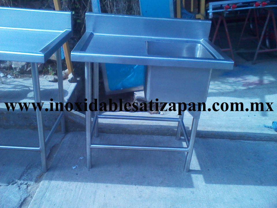 Fregaderos-acero inoxidable-medidas especiales - INOXIDABLES ATIZAPAN