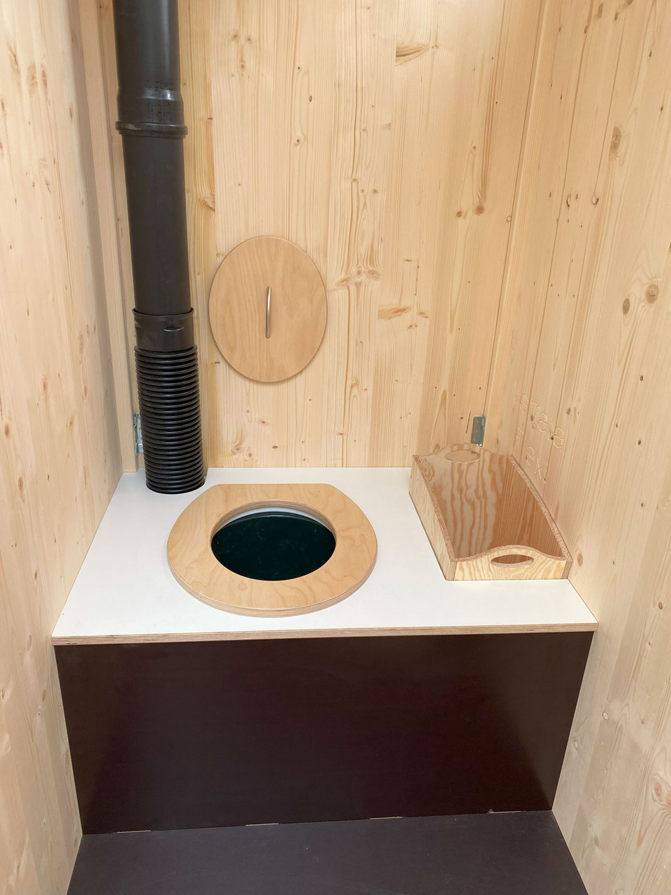 Toilettenhäuschen "Werratal Flexi" komposttoilette, trockentoilette