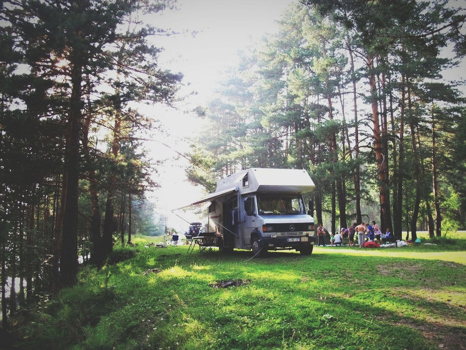 bigousteppes russie altai camion mercedes foret